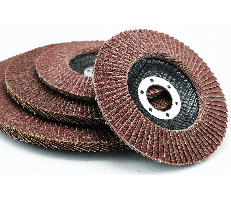 Aluminum oxide fiberglass backing flap disc