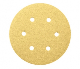 Yellow Aluminum Oxide Velcro/PSA Disc